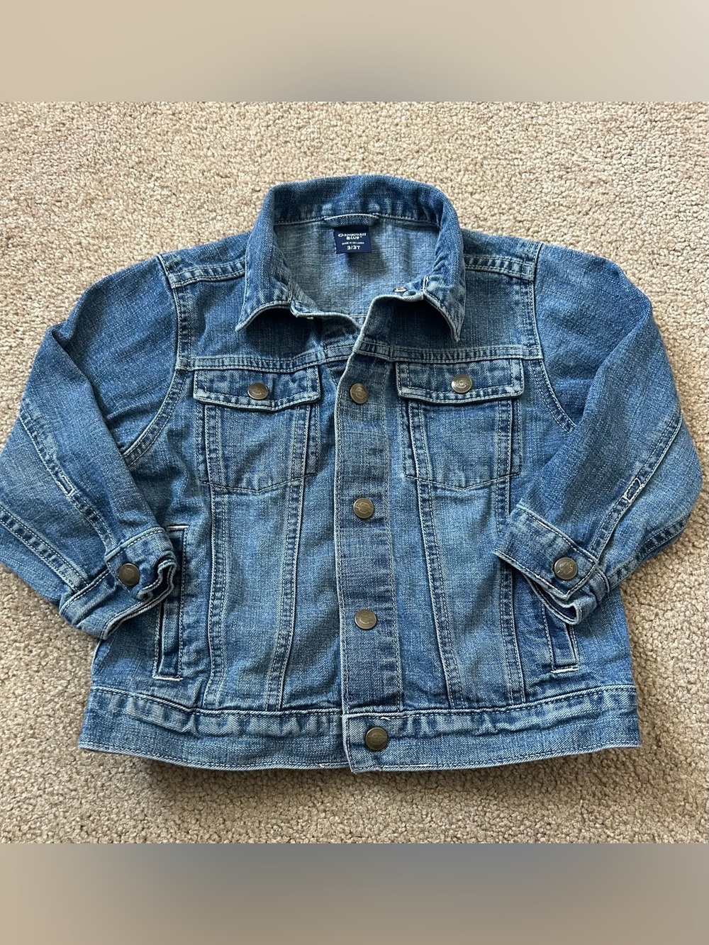 Oshkosh Blue Jean Jacket size 3/3T